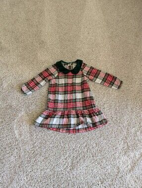Hatley Plaid Dress 2Y